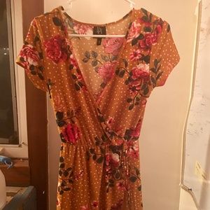 Floral Polkadot Dress